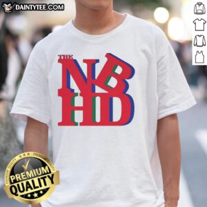 Alt Text: Premium The Neighbourhood Sculpture T-Shirt featuring a unique artistic design, perfect for fans and fashion enthusiasts.