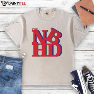Alt Text: Premium The Neighbourhood Sculpture Washed T-Shirt featuring a stylish design in a soft, comfortable fabric.