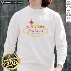 Premium Welcome Joyland Stephen King North Carolina Sweatshirt featuring a cozy design and vibrant colors for fans.