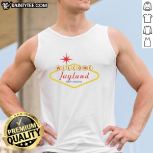 Premium Welcome Joyland Stephen King North Carolina tank top featuring vibrant design, perfect for fans and collectors.