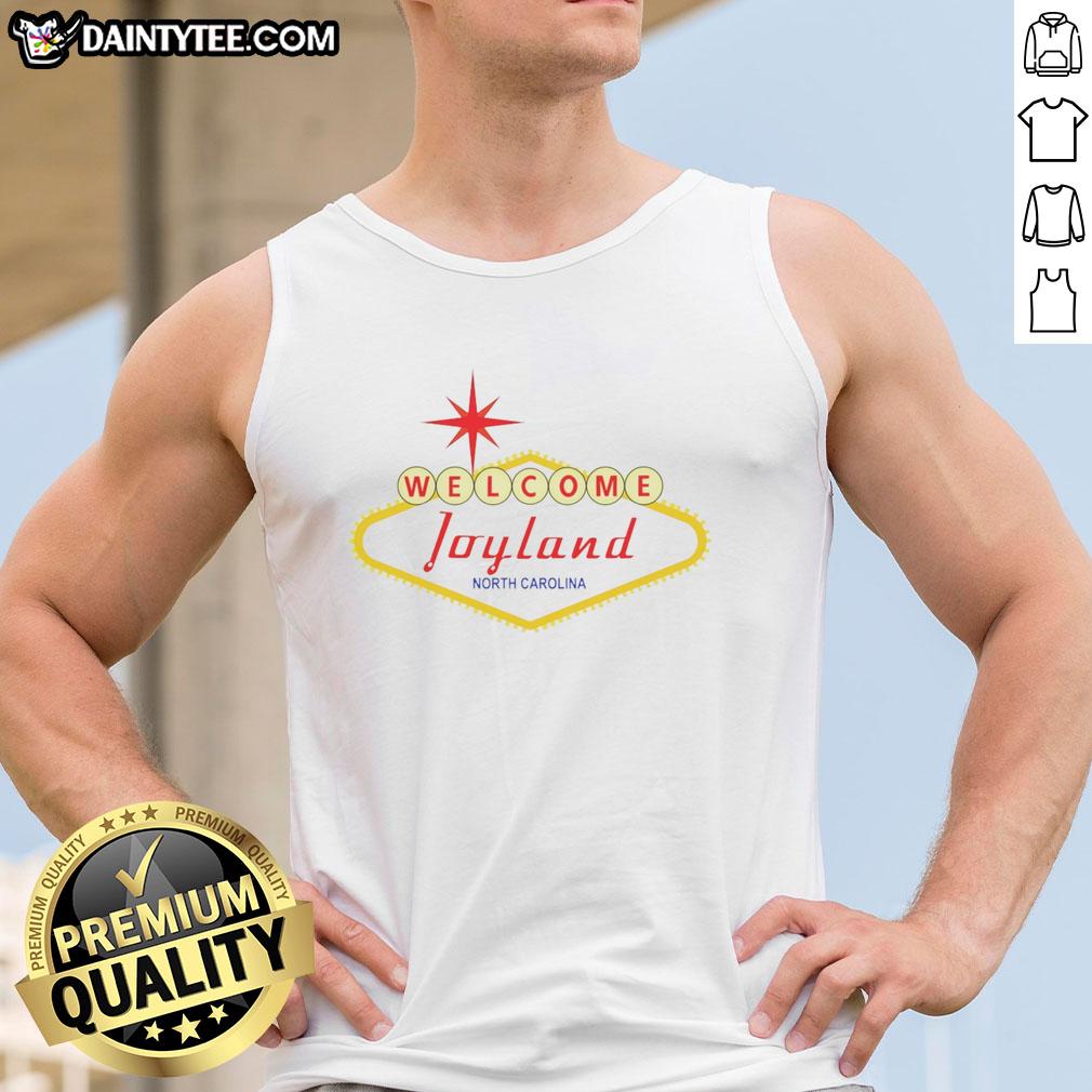 Premium Welcome Joyland Stephen King North Carolina tank top featuring vibrant design, perfect for fans and collectors.