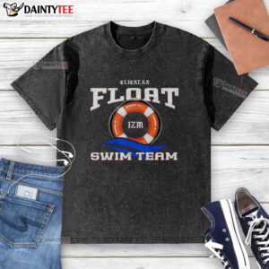 Alt Text: Pretty IZM Float Swim Team Music Washed T-Shirt in vibrant colors, perfect for swim enthusiasts and casual wear.