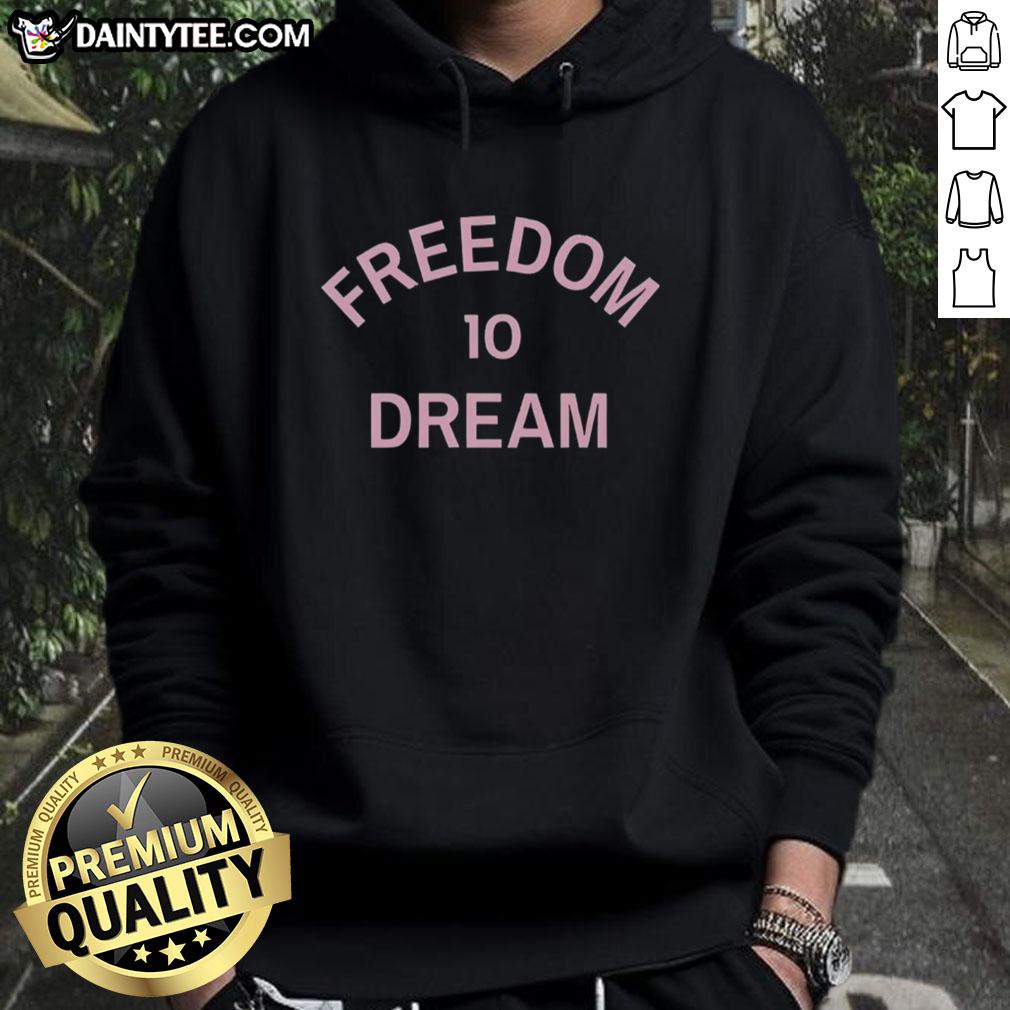 Lionel Messi in a stylish Freedom 10 Dream hoodie, showcasing his iconic look and passion for soccer.