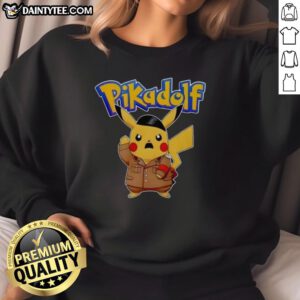Pretty Pikadolf Pokemon Pikachu sweatshirt featuring vibrant graphics and cozy design for fans of the beloved character.
