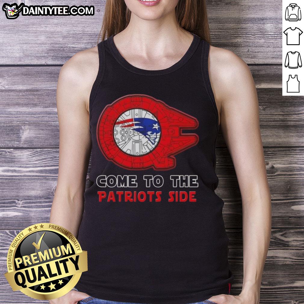 Premium Star Wars tank top for New England Patriots fans, featuring a stylish design perfect for game day.