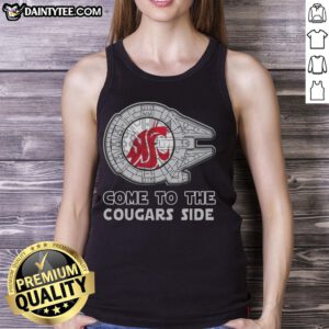 Pretty Star Wars tank top featuring Washington State Cougars design, perfect for fans and casual wear.