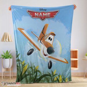 Top Disney Planes Movie Dusty Crophopper Blanket Fleece Customized Blanket