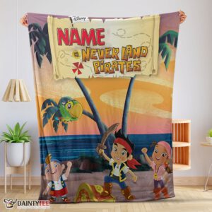Top Jake And The Never Land Pirates Blanket Fleece Customized Blanket
