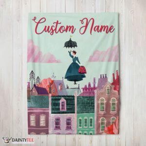 Top Mary Poppins Film Classic Movie Blanket Fleece Customized Blanket