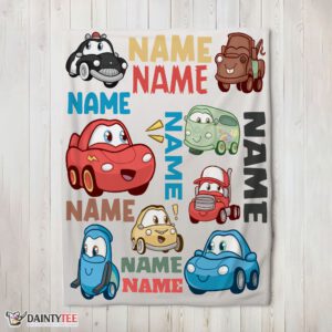 Top Pixar Cartoon Cars Cute Character Blanket Fleece Customized Blanket