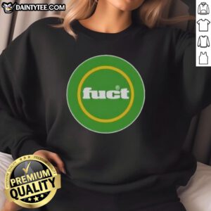 Awesome Fuct Circle Logo Sweatshirt featuring a bold graphic design in vibrant colors, perfect for casual style.