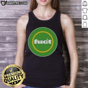Awesome Fuct Circle Logo Tank Top featuring a bold graphic design on a stylish sleeveless shirt for casual wear.
