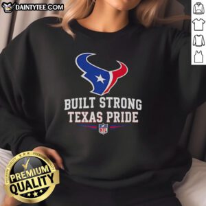 Awesome Houston Texans football sweatshirt showcasing strong Texas pride, perfect for fans and game day wear.