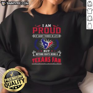 Awesome sweatshirt for Houston Texans fans, showcasing pride in team spirit and love for football.