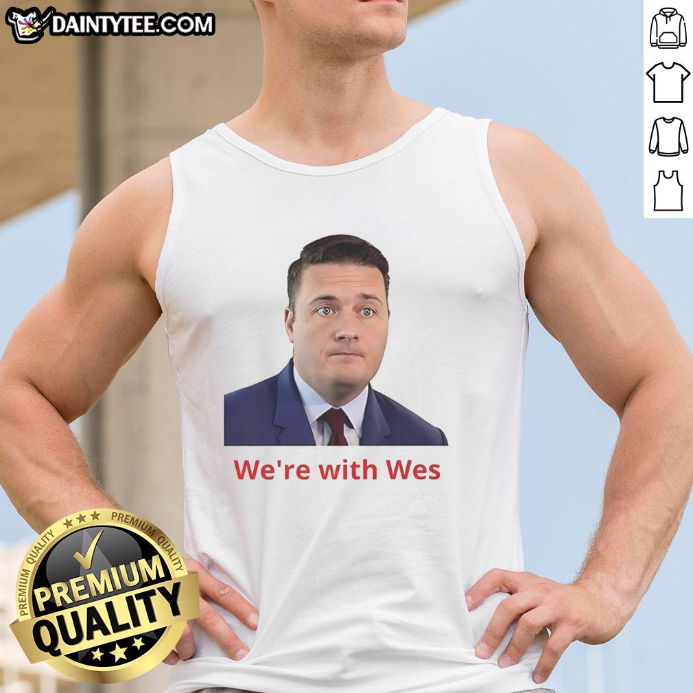 Awesome Wes Streeting wearing a stylish tank top, showcasing his trendy fashion sense and confident personality.