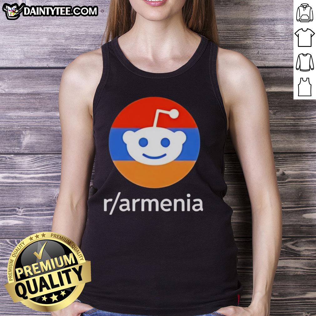 Funny Almost 150 Armenian Tank Top featuring a humorous design celebrating Armenian culture and pride.
