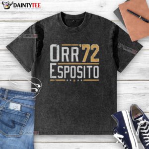 Alt Text: Funny Orr Esposito 72 Washed T-Shirt featuring a playful design and soft, comfortable fabric for casual wear.