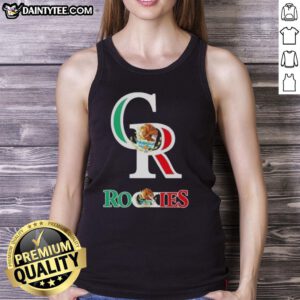 Good Colorado Rockies baseball tank top featuring a vibrant Mexican flag design, perfect for fans and summer wear.