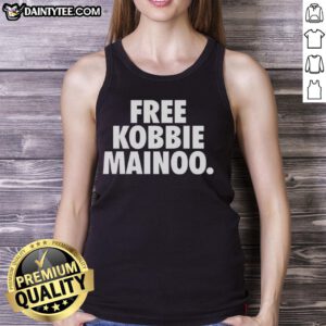 Good Free Kobbie Mainoo Manchester United Slogan Letter Tank Top in vibrant colors, perfect for fans and summer wear.