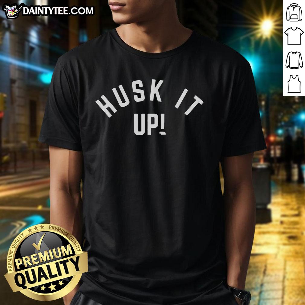 Good Husk It Up Nebraska Cornhuskers T-Shirt featuring bold team colors and logo for loyal fans.