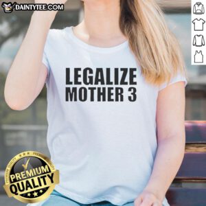 Three women wearing 'Good Legalize' themed tees, showcasing a stylish and empowering message about legalization.