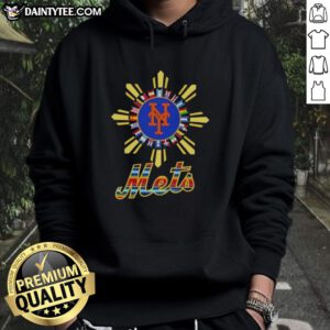 Good New York Mets x Hispanic hoodie featuring vibrant colors and a stylish design, perfect for fans and fashion lovers.