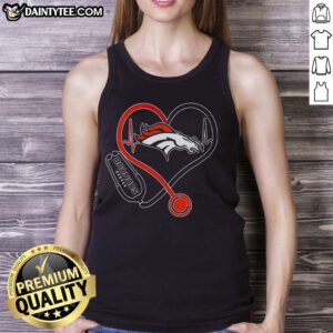 Good Nurse Love Denver Broncos tank top featuring a stylish design for passionate Broncos fans and nurses.