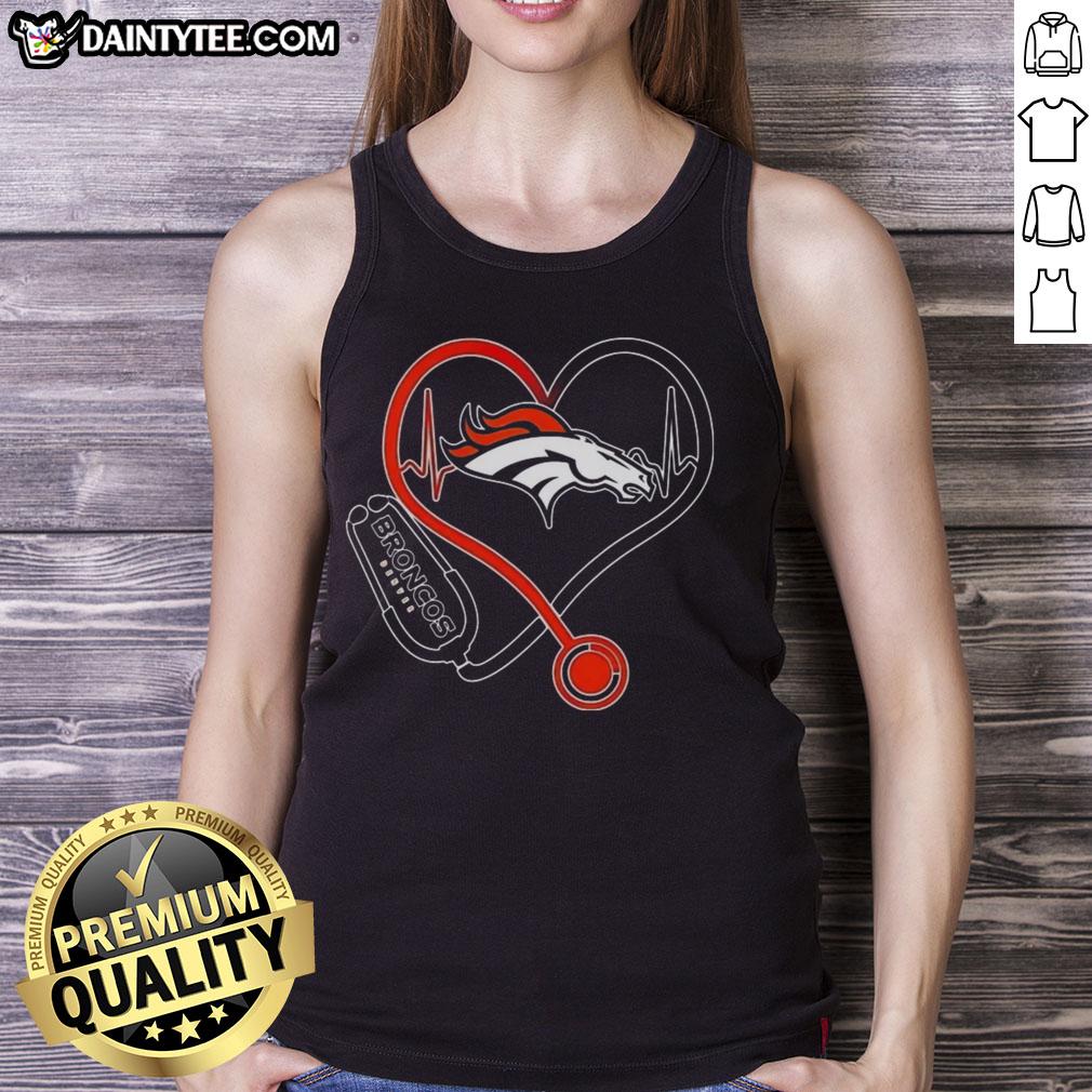 Good Nurse Love Denver Broncos tank top featuring a stylish design for passionate Broncos fans and nurses.