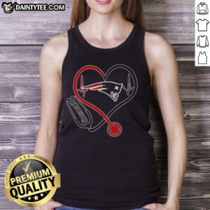 Good Nurse Love New England Patriots tank top featuring a stylish design for fans and healthcare professionals.