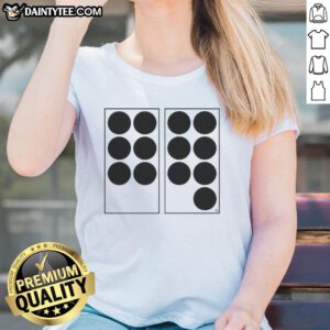 Good Six Seven Dots Ladies Tee in vibrant colors, showcasing a stylish polka dot design perfect for casual wear.