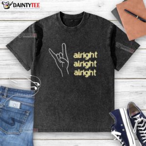Good Texas Longhorns Hook 'Em neon sign graphic on a washed t-shirt, perfect for fans and casual wear.