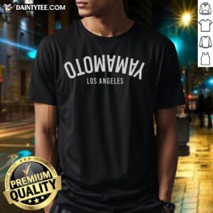 Good Yoshinobu Yamamoto Los Angeles T-Shirt featuring stylish design and vibrant colors for baseball fans.