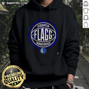 Hot Cooper Flagg Dallas Mavericks basketball logo hoodie, perfect for fans showcasing team spirit and style.