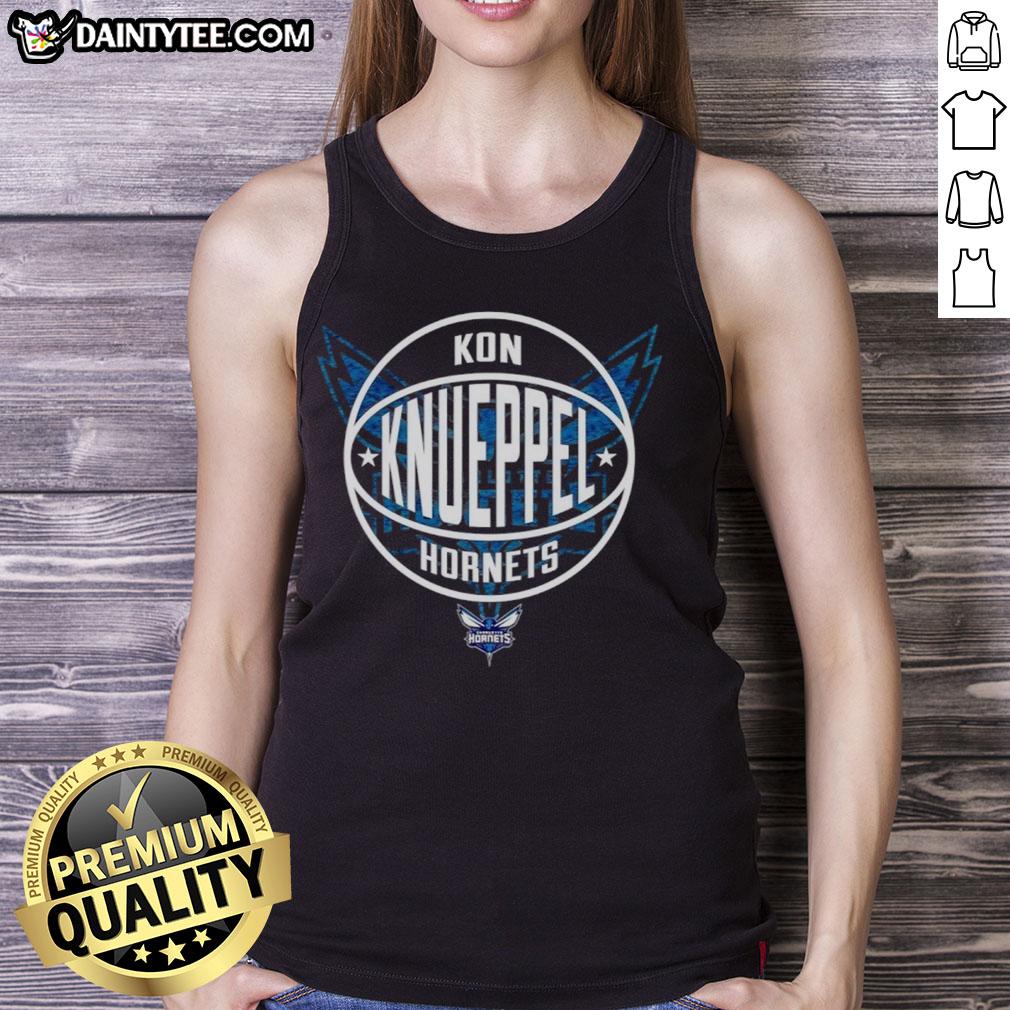 Charlotte Hornets basketball logo tank top featuring a vibrant design for fans and athletes alike.