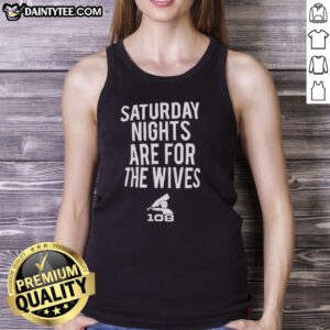 Hot Saturday Nights Are For The Wives tank top featuring a stylish design perfect for casual outings and summer fun.
