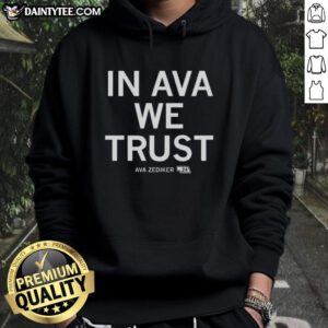 Alt Text: Ava Zediker Trust hoodie featuring Creighton Bluejays basketball logo, perfect for fans of the team.