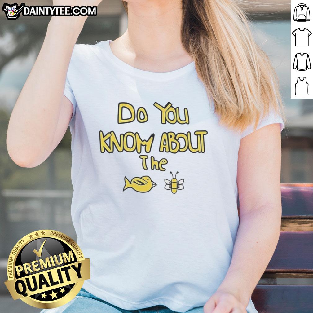 Maia Ladies Tee featuring 'Do You Know About The Ringe? I Love LA' design, perfect for casual wear and LA enthusiasts.
