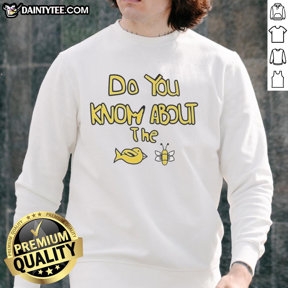 Maia sweatshirt featuring 'I Love LA' and 'Do You Know About The Ringe?' design, perfect for casual wear.