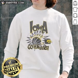 Nice Iowa Hawkeyes Go Hawks Slam Sweatshirt featuring bold team colors and logo, perfect for game day apparel.
