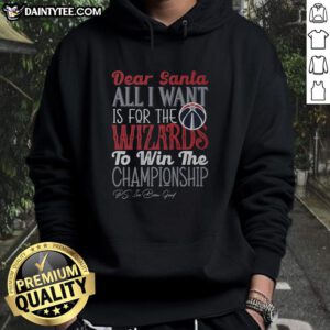 Nice Washington Wizards All I Want For Christmas hoodie in festive colors, perfect for holiday basketball fans.