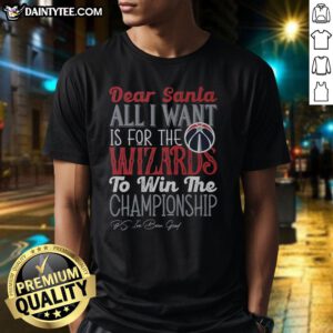 Nice Washington Wizards All I Want For Christmas T-Shirt featuring festive design for basketball fans this holiday season.