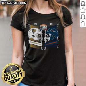 Official Florida International vs UTSA Roadrunners 2025 Servpro First Responder Bowl helmet ladies tee shirt design.