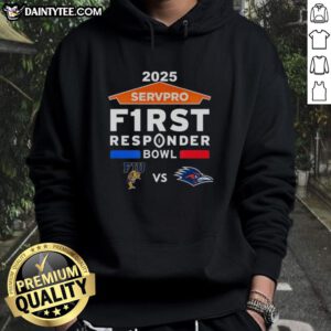 Official Florida International vs UTSA Roadrunners 2025 Servpro First Responder Bowl Matchup Hoodie, stylish fan apparel.