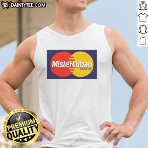 Original Mister Cuban Priceless Logo Tank Top featuring a stylish design and vibrant colors for casual wear.