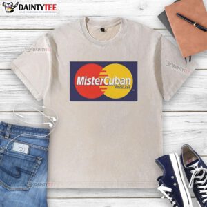 Original Mister Cuban Priceless Logo washed t-shirt featuring a stylish design and comfortable fit for casual wear.