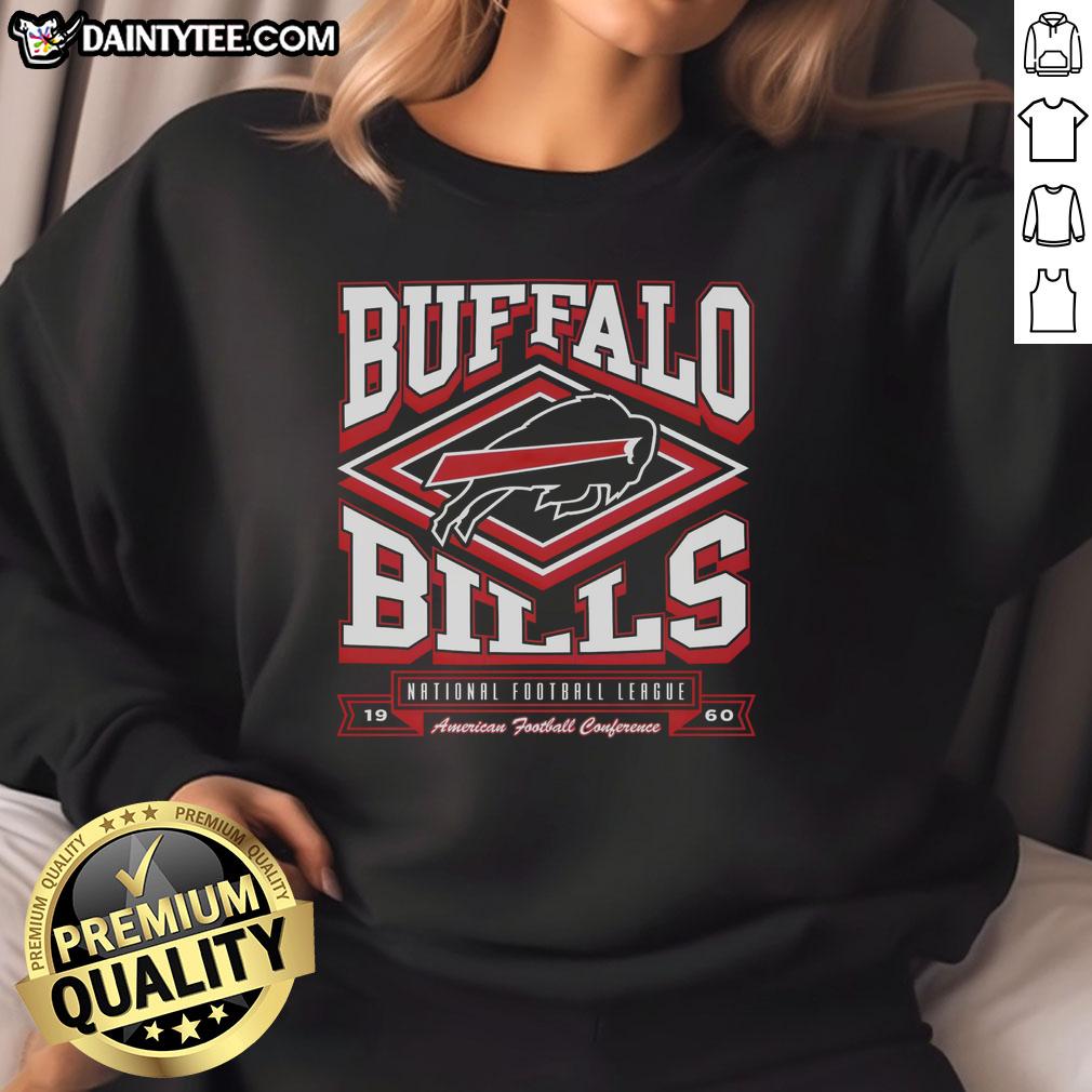 Premium Buffalo Bills Heater Sweatshirt in blue with team logo, perfect for staying warm during game day.