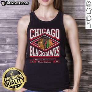 Premium Chicago Blackhawks heater tank top featuring team logo and stylish design for fans and summer wear.