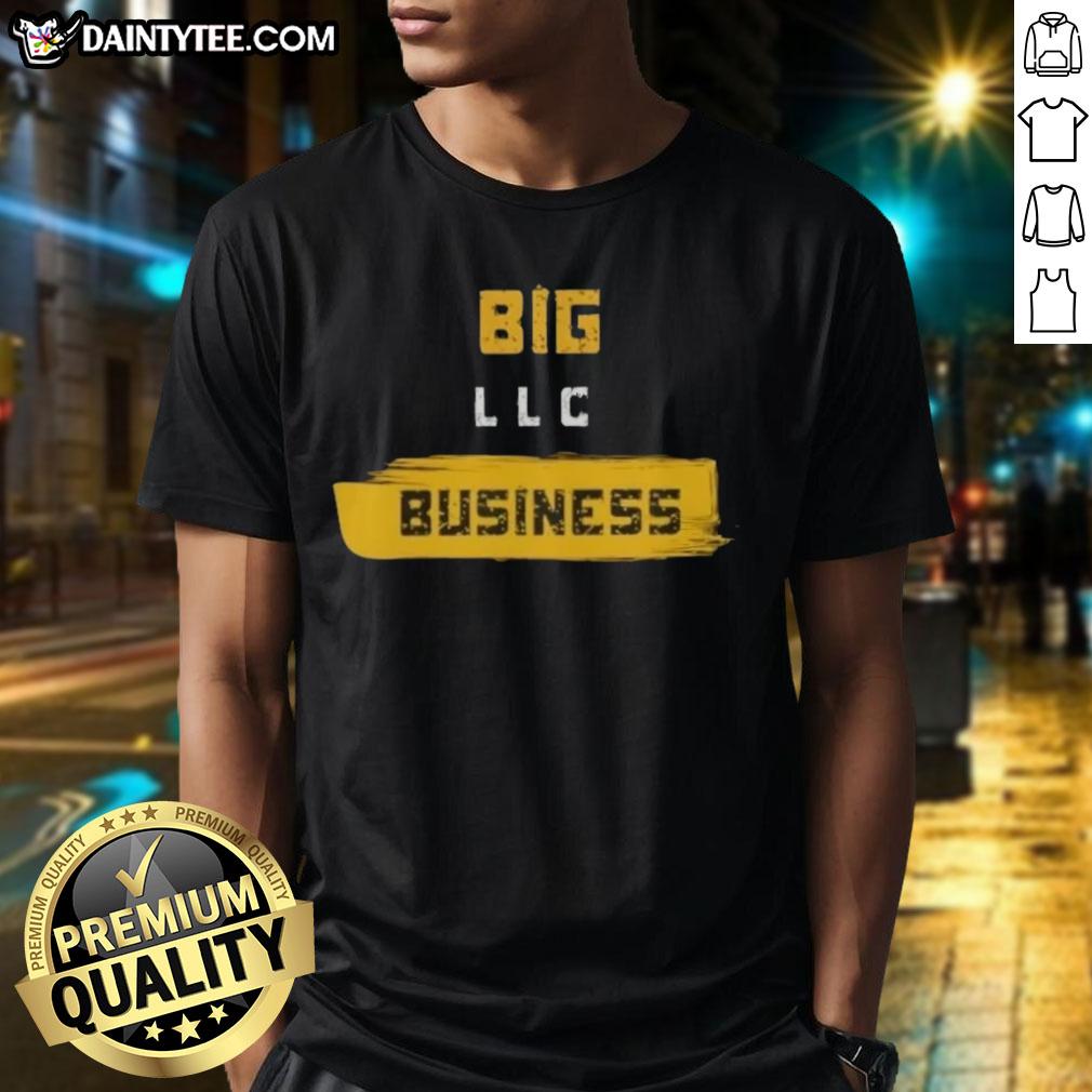 Awesome Big Business Corp Gold T-Shirt for Big Business LLC, showcasing stylish design and premium quality fabric.