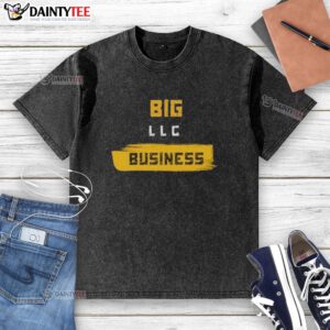 Awesome Big Business Corp Gold Washed T-Shirt showcasing stylish design for Big Business LLC branding.