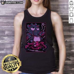 Adorable Hello Kitty kawaii tank top featuring a colorful design perfect for casual summer outfits.